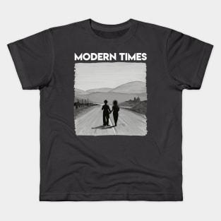 Modern Times final scene illustration by Burro! Kids T-Shirt